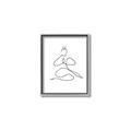 Picture of Yoga Pose I _GroupedProduct_Rectangle_Portrait_Canvas_Framed_
