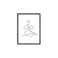 Picture of Yoga Pose I _GroupedProduct_Rectangle_Portrait_Canvas_Framed_