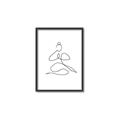 Picture of Yoga Pose I _GroupedProduct_Rectangle_Portrait_Canvas_Framed_