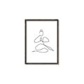 Picture of Yoga Pose I _GroupedProduct_Rectangle_Portrait_Canvas_Framed_