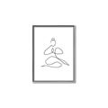 Picture of Yoga Pose I _GroupedProduct_Rectangle_Portrait_Canvas_Framed_