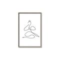 Picture of Yoga Pose I _GroupedProduct_Rectangle_Portrait_Canvas_Framed_