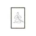 Picture of Yoga Pose I _GroupedProduct_Rectangle_Portrait_Canvas_Framed_