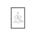 Picture of Yoga Pose I _GroupedProduct_Rectangle_Portrait_Canvas_Framed_