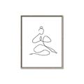 Picture of Yoga Pose I _GroupedProduct_Rectangle_Portrait_Canvas_Framed_