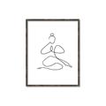 Picture of Yoga Pose I _GroupedProduct_Rectangle_Portrait_Canvas_Framed_