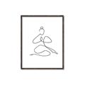 Picture of Yoga Pose I _GroupedProduct_Rectangle_Portrait_Canvas_Framed_