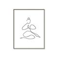 Picture of Yoga Pose I _GroupedProduct_Rectangle_Portrait_Canvas_Framed_