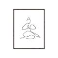 Picture of Yoga Pose I _GroupedProduct_Rectangle_Portrait_Canvas_Framed_
