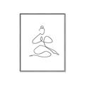 Picture of Yoga Pose I _GroupedProduct_Rectangle_Portrait_Canvas_Framed_