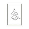 Picture of Yoga Pose I _GroupedProduct_Rectangle_Portrait_Canvas_Framed_