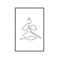 Picture of Yoga Pose I _GroupedProduct_Rectangle_Portrait_Canvas_Framed_