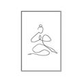 Picture of Yoga Pose I _GroupedProduct_Rectangle_Portrait_Canvas_Framed_