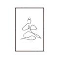 Picture of Yoga Pose I _GroupedProduct_Rectangle_Portrait_Canvas_Framed_