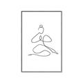 Picture of Yoga Pose I _GroupedProduct_Rectangle_Portrait_Canvas_Framed_