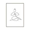 Picture of Yoga Pose I _GroupedProduct_Rectangle_Portrait_Canvas_Framed_