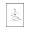 Picture of Yoga Pose I _GroupedProduct_Rectangle_Portrait_Canvas_Framed_