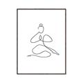 Picture of Yoga Pose I _GroupedProduct_Rectangle_Portrait_Canvas_Framed_