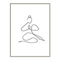 Picture of Yoga Pose I _GroupedProduct_Rectangle_Portrait_Canvas_Framed_
