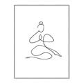 Picture of Yoga Pose I _GroupedProduct_Rectangle_Portrait_Canvas_Framed_