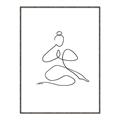 Picture of Yoga Pose I _GroupedProduct_Rectangle_Portrait_Canvas_Framed_