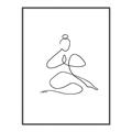 Picture of Yoga Pose I _GroupedProduct_Rectangle_Portrait_Canvas_Framed_