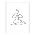 Picture of Yoga Pose I _GroupedProduct_Rectangle_Portrait_Canvas_Framed_