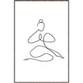 Picture of Yoga Pose I _GroupedProduct_Rectangle_Portrait_Canvas_Framed_