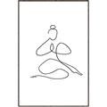 Picture of Yoga Pose I _GroupedProduct_Rectangle_Portrait_Canvas_Framed_