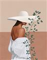 Picture of Side Fashion with Leaves _GroupedProduct_Rectangle_Portrait_Unframed_Print_Only_