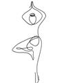 Picture of Yoga Pose IV _GroupedProduct_Rectangle_Portrait_Unframed_Print_Only_