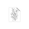 Picture of Flower Drawing _GroupedProduct_Rectangle_Portrait_Unframed_Print_Only_