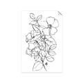 Picture of Flower Drawing _GroupedProduct_Rectangle_Portrait_Unframed_Print_Only_