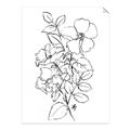 Picture of Flower Drawing _GroupedProduct_Rectangle_Portrait_Unframed_Print_Only_