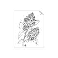 Picture of Panicle Hydrangea Drawing _GroupedProduct_Rectangle_Portrait_Unframed_Print_Only_