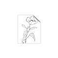 Picture of Poppy Drawing _GroupedProduct_Rectangle_Portrait_Unframed_Print_Only_
