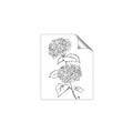 Picture of French Hydrangea Drawing _GroupedProduct_Rectangle_Portrait_Unframed_Print_Only_