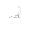 Picture of Yoga Pose V _GroupedProduct_Rectangle_Portrait_Unframed_Print_Only_