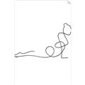 Picture of Yoga Pose V _GroupedProduct_Rectangle_Portrait_Unframed_Print_Only_