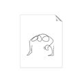 Picture of Yoga Pose VI _GroupedProduct_Rectangle_Portrait_Unframed_Print_Only_