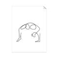 Picture of Yoga Pose VI _GroupedProduct_Rectangle_Portrait_Unframed_Print_Only_