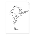 Picture of Yoga Pose III _GroupedProduct_Rectangle_Portrait_Unframed_Print_Only_