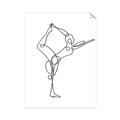 Picture of Yoga Pose III _GroupedProduct_Rectangle_Portrait_Unframed_Print_Only_