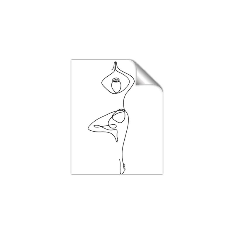 Picture of Yoga Pose IV _GroupedProduct_Rectangle_Portrait_Unframed_Print_Only_