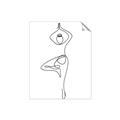 Picture of Yoga Pose IV _GroupedProduct_Rectangle_Portrait_Unframed_Print_Only_