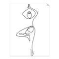Picture of Yoga Pose IV _GroupedProduct_Rectangle_Portrait_Unframed_Print_Only_