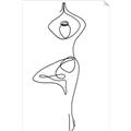 Picture of Yoga Pose IV _GroupedProduct_Rectangle_Portrait_Unframed_Print_Only_