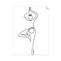 Picture of Yoga Pose IV _GroupedProduct_Rectangle_Portrait_Unframed_Print_Only_