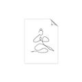 Picture of Yoga Pose I _GroupedProduct_Rectangle_Portrait_Unframed_Print_Only_