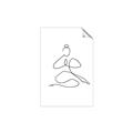 Picture of Yoga Pose I _GroupedProduct_Rectangle_Portrait_Unframed_Print_Only_